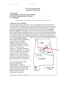 GY 112 Lecture Notes