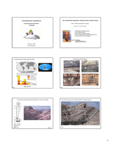 Snowball Earth Hypothesis
