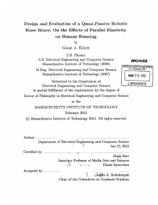 Design  and  Evaluation  of  a ... On  the  Effects  of  Parallel ... Knee  Brace: