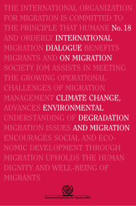 the international organization for migration is committed to the principle that humane