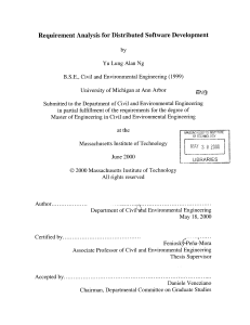 EN Requirement  Analysis  for Distributed Software  Development