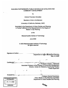 BUILDING COMMUNITY  DEVELOPMENT by Antonio  Francisco Gonzalez