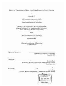 Effects  of Uncertainty  on  Closed  Loop...