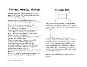 Message, Message, Message Message Box