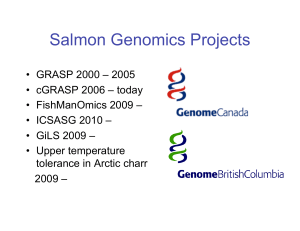 Salmon Genomics Projects