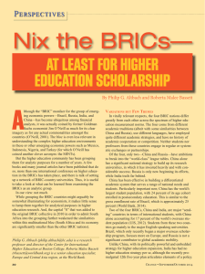 A Nix the BRICs —