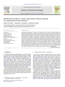 Mathematical model of a three-stage innate immune response Amber M. Smith