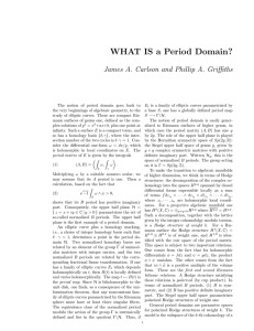WHAT IS a Period Domain?