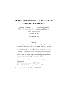 Dynkin’s isomorphism theorem and the stochastic heat equation