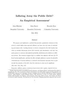 Inflating Away the Public Debt? An Empirical Assessment