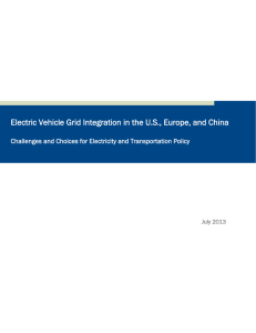 Electric Vehicle Grid Integration in the U.S., Europe, and China