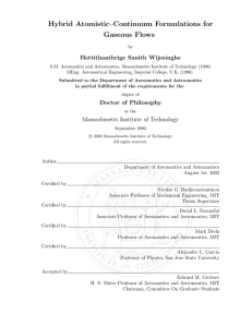 Hybrid Atomistic–Continuum Formulations for Gaseous Flows Hettithanthrige Sanith Wijesinghe
