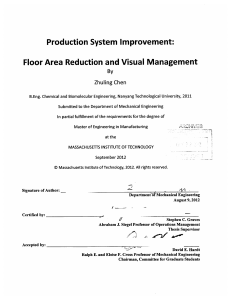 Production System  Improvement: By Zhuling Chen