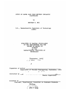 STUDY  OF  GAMMA by DEGREE SCIENCE