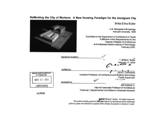 ReWorking  the  City of Workers:  A New ... Britta  Erika Butler