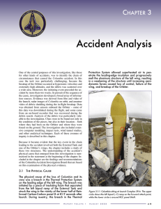 Accident Analysis C 3 HAPTER