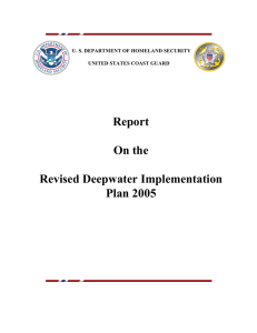 Report On the Revised Deepwater Implementation Plan 2005