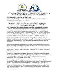 WYOMING ASSOCIATION OF CONSERVATION DISTRICTS &amp; WYOMING NATURAL RESOURCE FOUNDATION