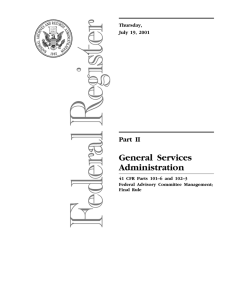 General Services Administration Part II Thursday,
