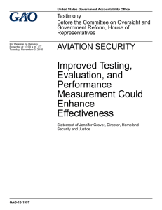 Improved Testing, Evaluation, and Performance Measurement Could