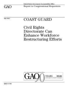 GAO COAST GUARD Civil Rights Directorate Can