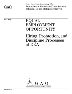 a GAO EQUAL EMPLOYMENT