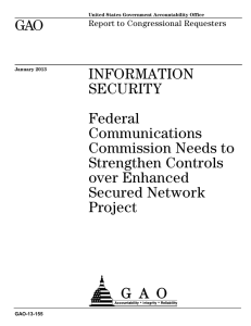 GAO INFORMATION SECURITY Federal