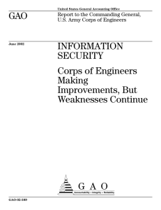 a GAO INFORMATION SECURITY