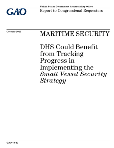 MARITIME SECURITY DHS Could Benefit from Tracking Progress in