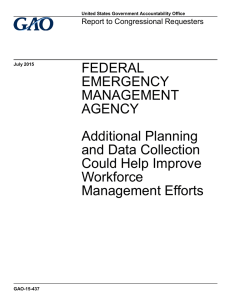 FEDERAL EMERGENCY MANAGEMENT AGENCY