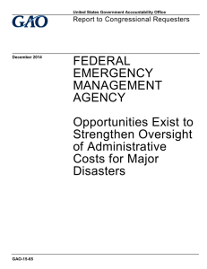 FEDERAL EMERGENCY MANAGEMENT AGENCY