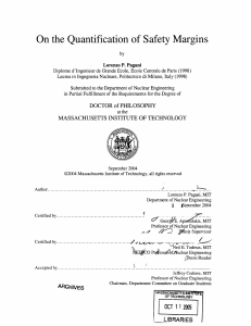 On the Quantification of  Safety Margins