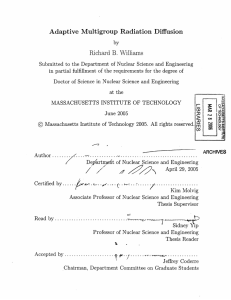 Adaptive  Multigroup Radiation Diffusion