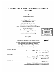 A REMEDIAL  APPROACH  TO STABILIZE  A ... SINGAPORE By Alessia Alexandra  Ferrari
