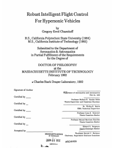 Robust Intelligent Flight Control For Hypersonic Vehicles