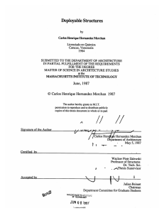 Deployable  Structures June, 1987
