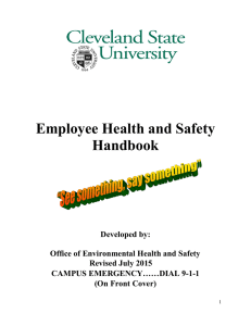 Employee Health and Safety Handbook