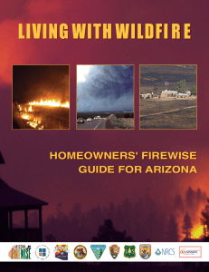 L I V I N G  W I T... Homeowners' Firewise Guide For arizona