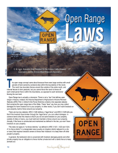 Laws Open Range