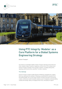 Using PTC Integrity  Modeler  as a Engineering Strategy