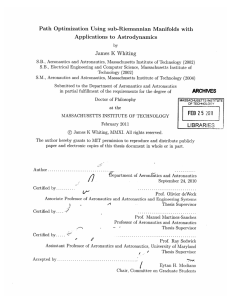 James  K  Whiting Applications  to  Astrodynamics