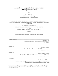 Acoustic and Linguistic Interdependencies Of Irregular Phonation