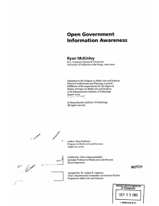 Open  Government Information  Awareness Ryan  McKinley