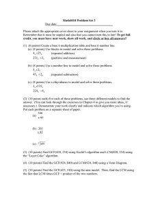 Math4010 Problem Set 3 Due date:____________________________________