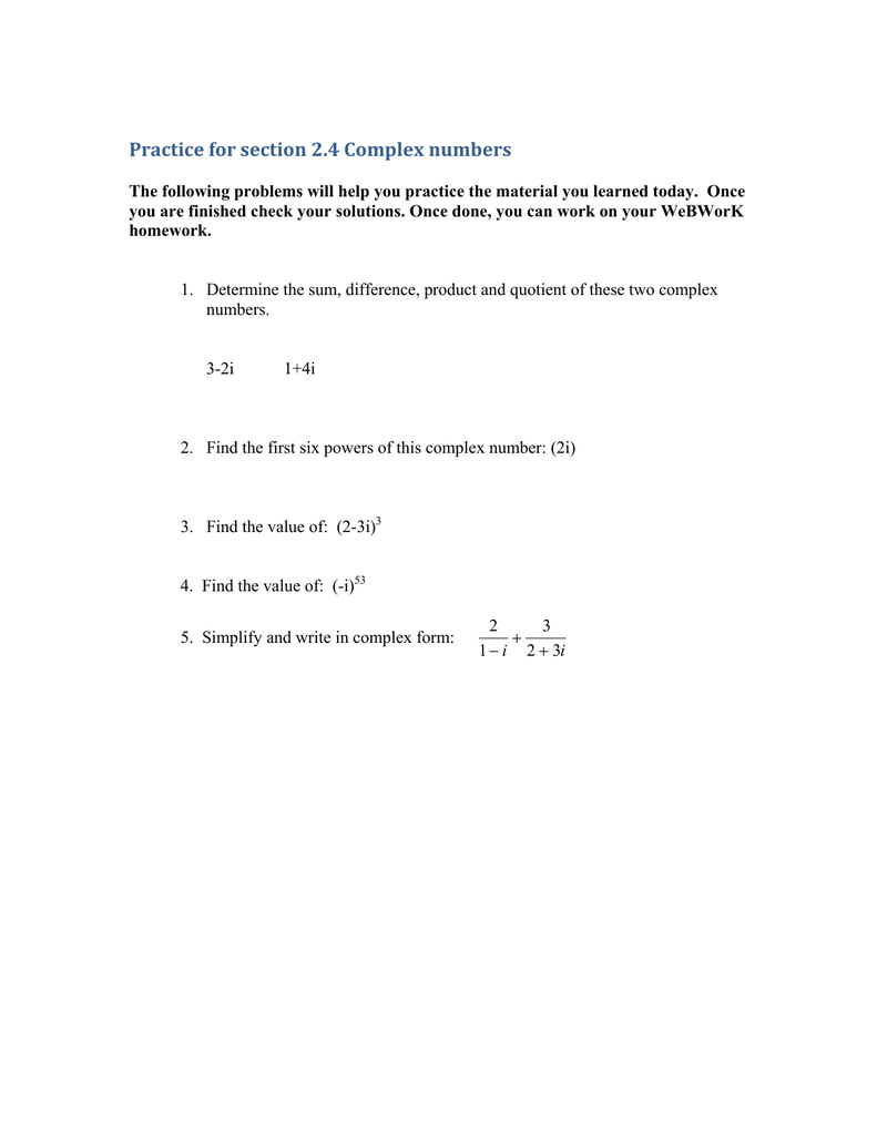 practice-for-section-2-4-complex-numbers