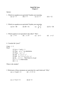 Math5700 Notes Chapter 4 Starters: