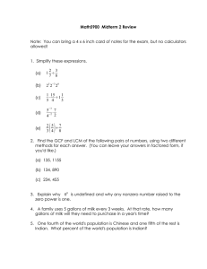 Math5900  Midterm 2 Review allowed! 1.  Simplify these expressions.