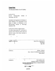 Connections The  Structural  Details  of  an Art ...