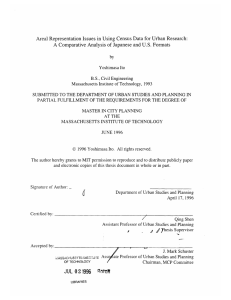 Areal  Representation  Issues  in  Using ... Yoshimasa  Ito A by