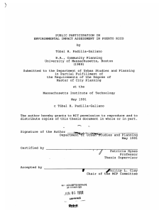 PUBLIC PARTICIPATION  IN ASSESSMENT Tnbal  H. Padilla-Galiano